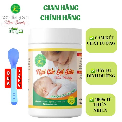 Ngũ cốc lợi sữa hiệu quả cho mẹ sau sinh - Sữa hạt cao cấp 25 loại hạt Mombeauty (500Gr)