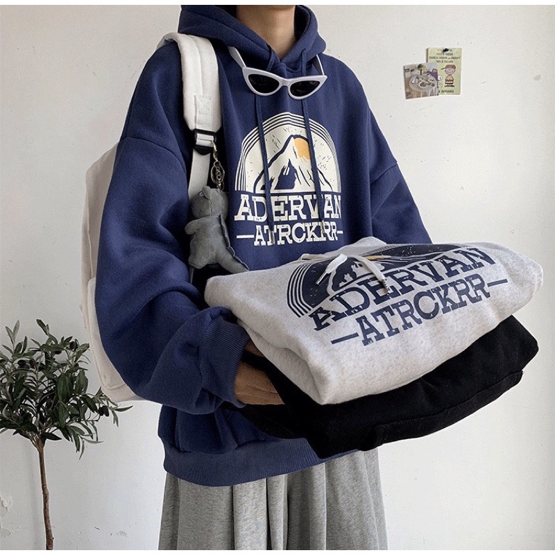 [Ảnh thật + Clip] Áo hoodie Dài Tay Form Rộng eoodoo.st Unisex Nam Nữ Hàng Cao Cấp