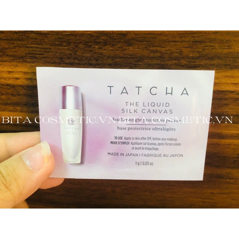 Sample Kem Lót Tatcha The Liquid Silk Canvas 1g