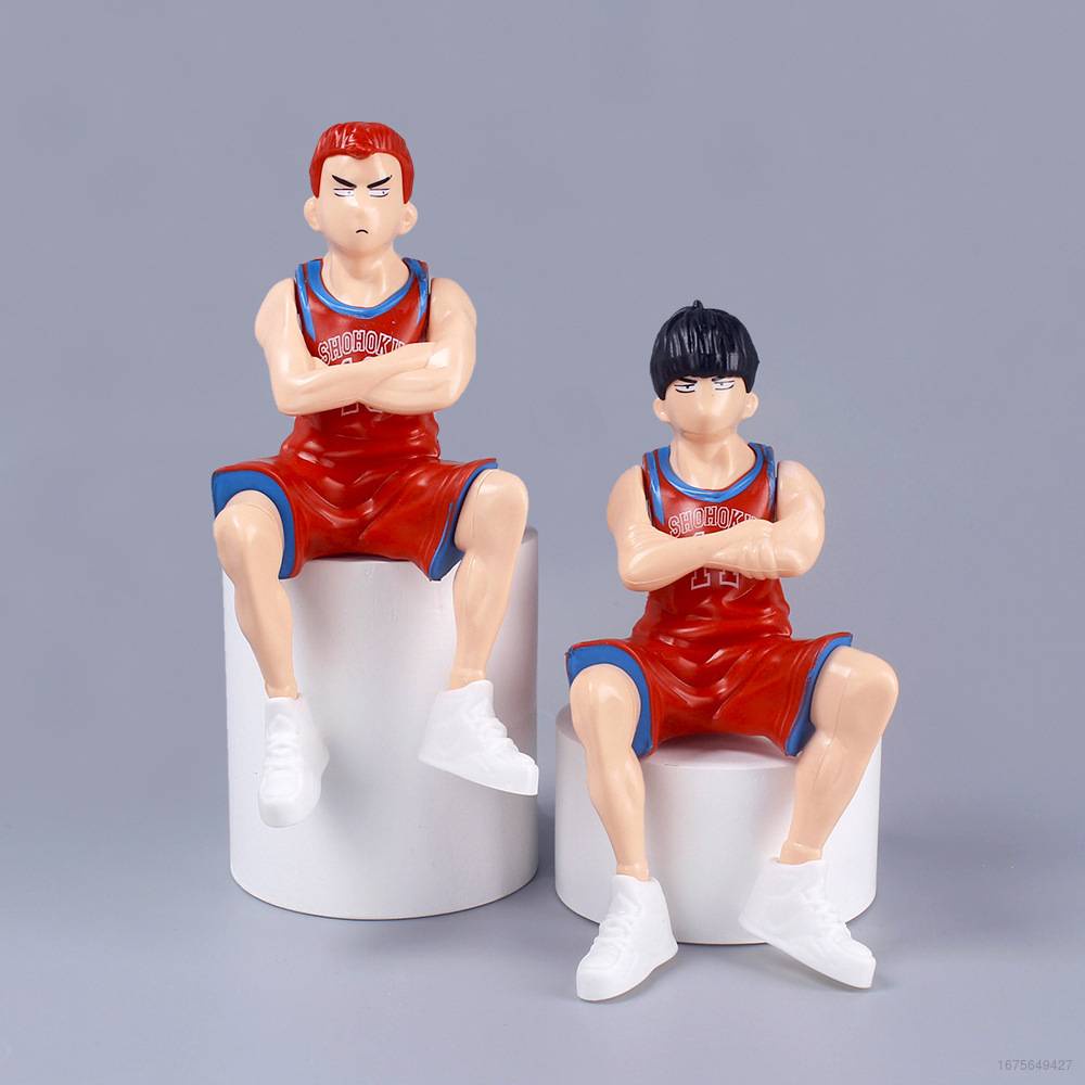 Đồ trang trí Nhân Vật Hanamichi Kaede Rukawa Trong SLAM DUNK Trang Trí Bánh Kem Sinh Nhật