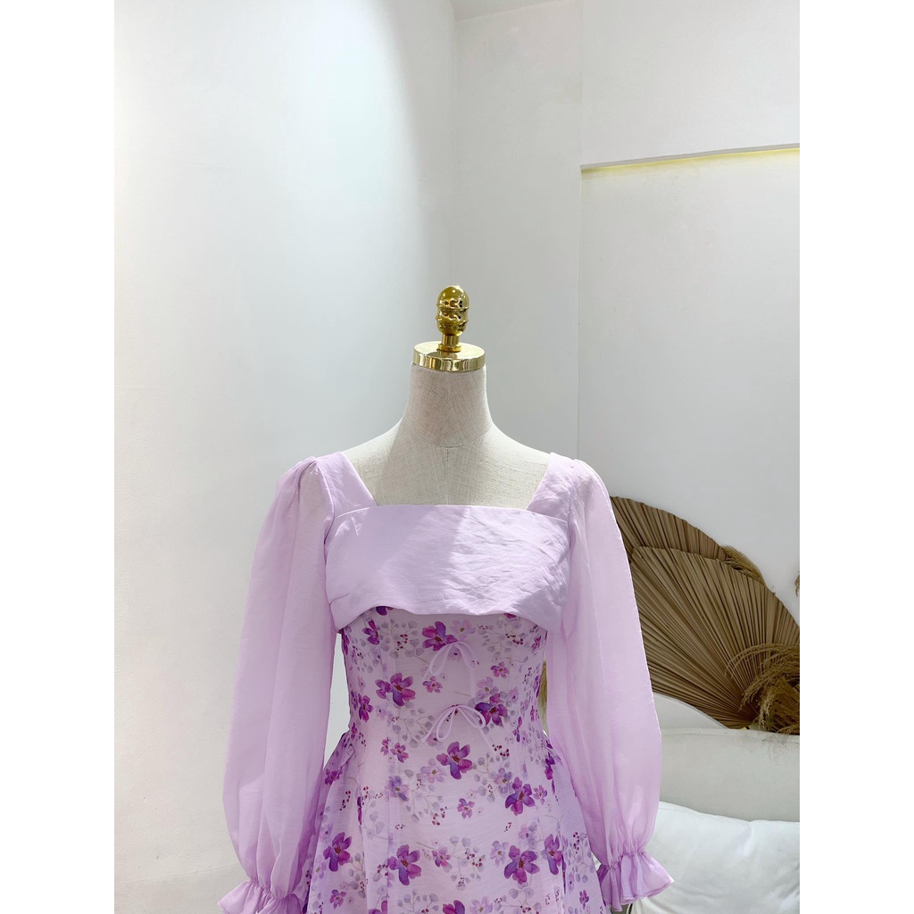 TIELA Đầm váy hoa tím-Jenifer Dress
