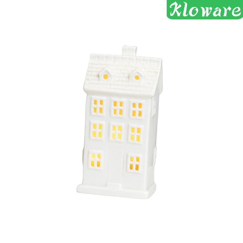 Đèn LED Hình Ngôi Nhà Bằng Sứ Dùng Trang Trí Phòng Khách