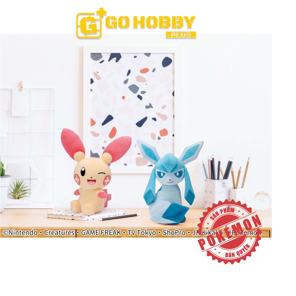 BANPRESTO | Thú bông Prasle - Glacia| POKÉMON BIG PLUSH～PLUSLE･GLACEON～