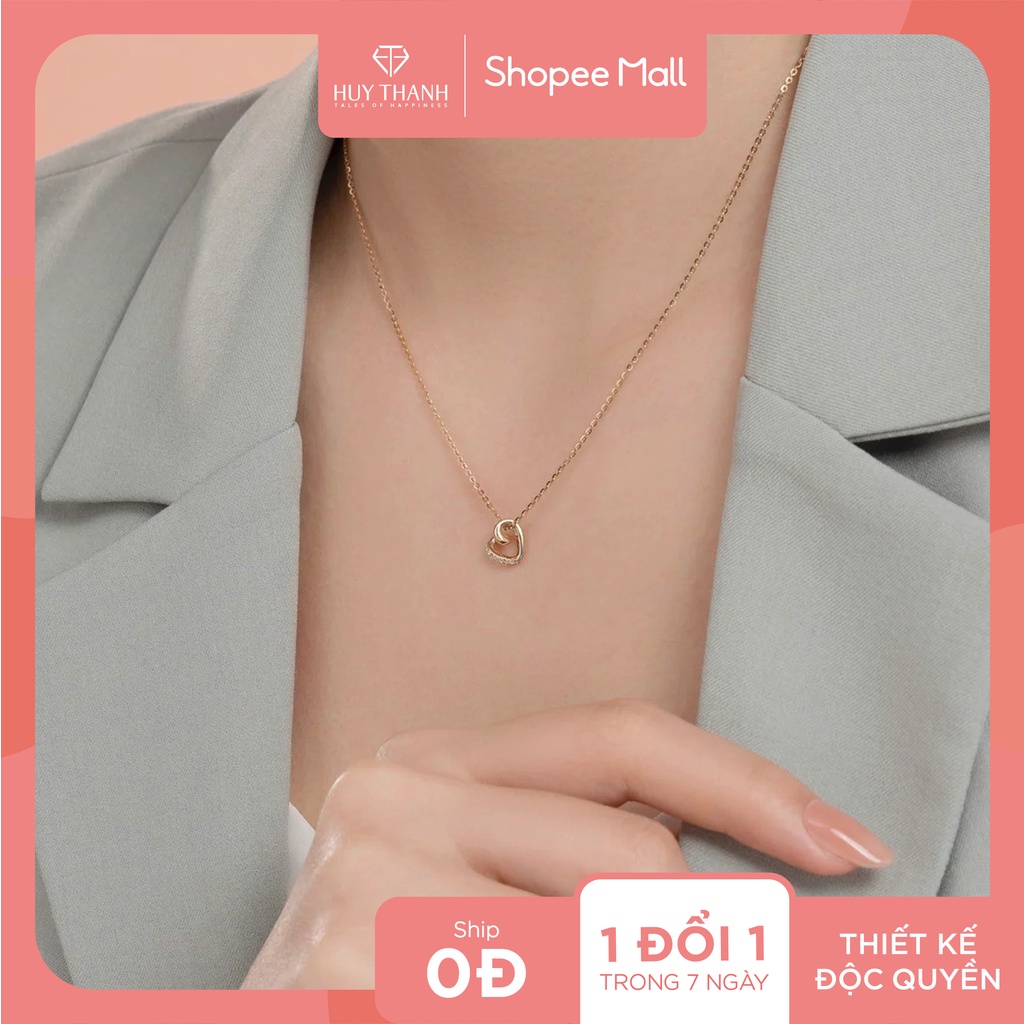 Dây Chuyền Vàng Tây 14k Love Land DCMAMD658 Huy Thanh Jewelry