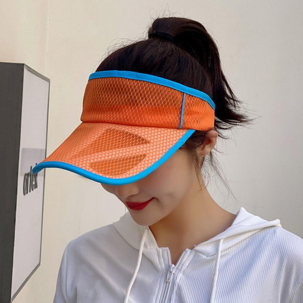 SUMU Mũ Lưỡi Trai Hở Chóp Phối Lưới Thoáng Khí Chống Tia Uv