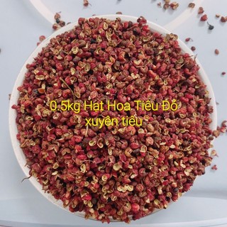 500G hạt hoa tiêu-xuyên tiêu đỏ thơm ngon.