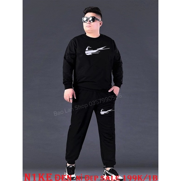 Bộ Nỉ dài tay Nam Bigsize đẹp không bai xù thoáng khí. Bộ thể nam thể thao dài tay kiểu Hàn Quốc