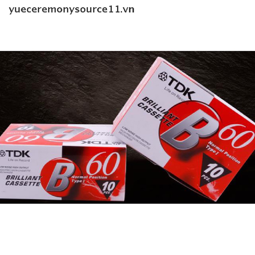 Máy Nghe Nhạc Băng Cassette Rỗng Từ Tính Chuẩn 60 Phút