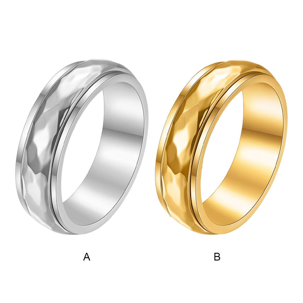 (runbu) Nhẫn Đeo Ngón Tay Màu Trơn Khối Lượng Nhẹ Bền Bỉ Có Thể Tháo Rời Làm Quà Tặng Lễ