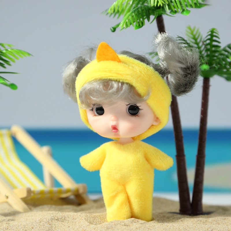 Búp Bê mini ob11 11cm Kèm Quần Áo Dễ Thương Cho Bé Gái