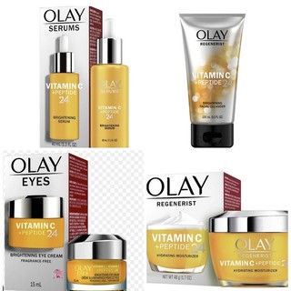  Kem Olay Vitamin C MỸ Kem dưỡng Trắng Da Mờ Thâm Olay vitamin C peptide 24 hydrating moisturizer 48g 