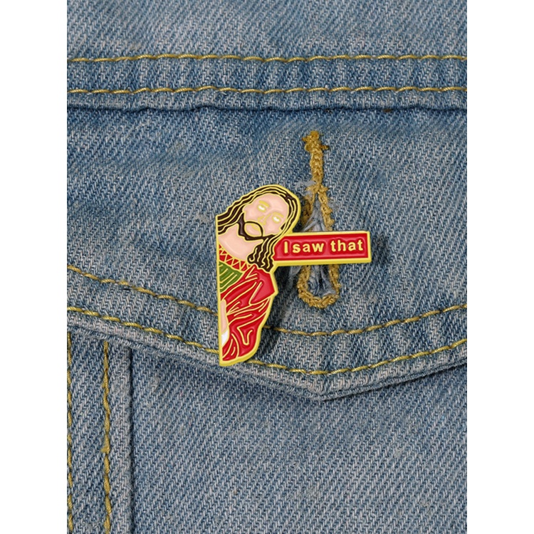 Huy Hiệu Cài Áo Bằng Hợp Kim Tráng Men Họa Tiết Hoạt Hình Sáng Tạo Cá Tính