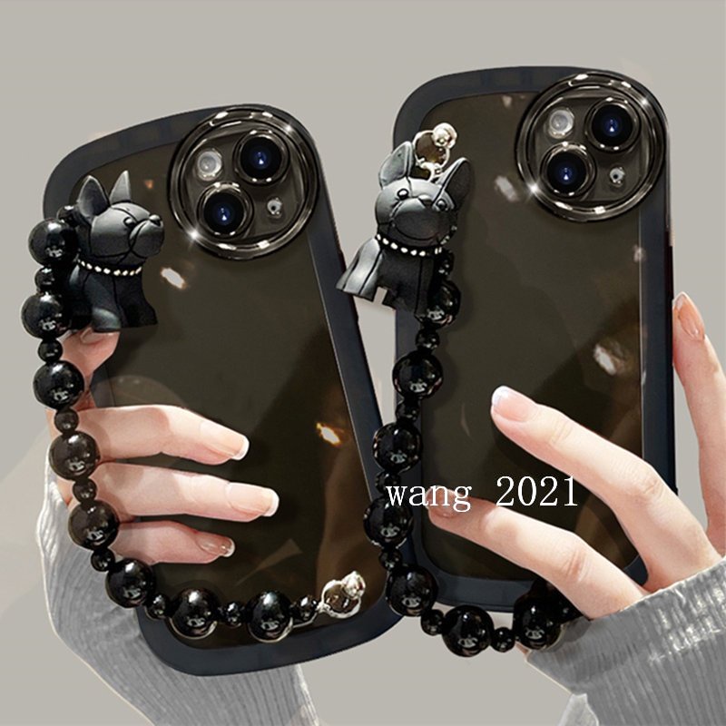 Ốp Điện Thoại Mềm Trong Suốt Màu Trơn Có Vòng Tay & Búp Bê Cho OPPO Reno8 T 5G 4G Reno 8T 8 T 2023