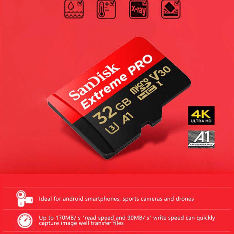 Thẻ Nhớ Sand1sk Micro SD 1TB 512G 256GB 128GB 64GB 32GB Chuyên Dụng Cho Điện Thoại Và Máy Tính | BigBuy360 - bigbuy360.vn