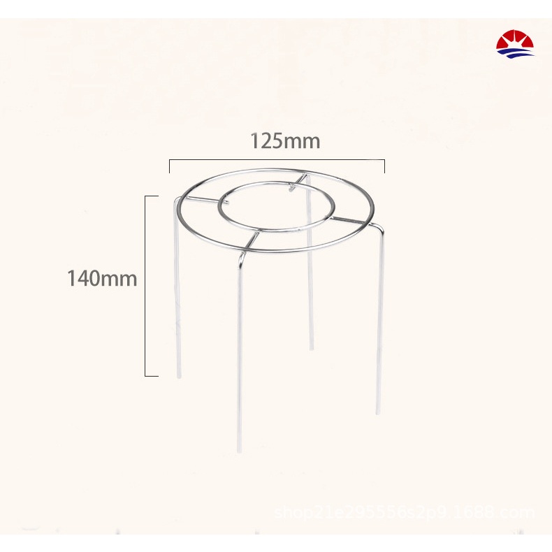 Round Practical Baking Cooling Rack Bread Stand Egg Toast Stainless Steel Kitchen Tool Drying Folding Shelf Cookie Cake