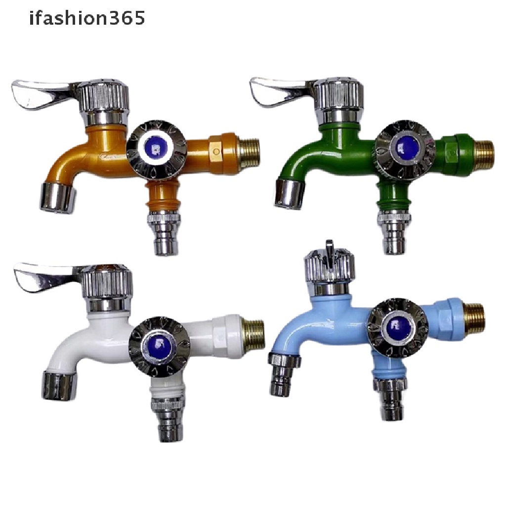 Đầu Nối Ống Nước Hai Đầu Ra 1 / 2 "Bằng Nhựa Tiện Dụng Cho Nhà Tắm