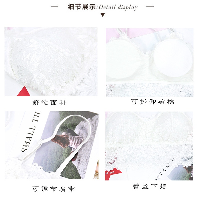 Áo lót ren một màu thời trang dành cho nữ