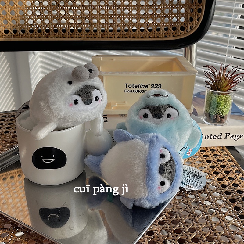 Thú Nhồi Bông Cá Voi Chim Cánh Cụt Hoạt Hình Dễ Thương