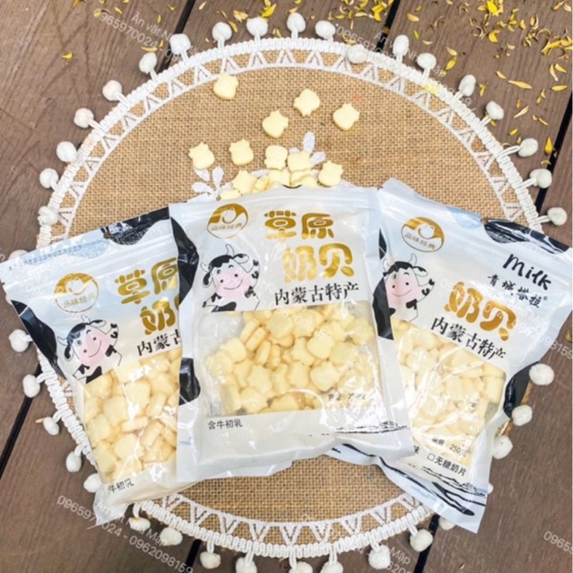 100 Viên Kẹo Sữa Bò Non Nén Dạng Viên Mông Cổ - Kẹo Tuổi Thơ
