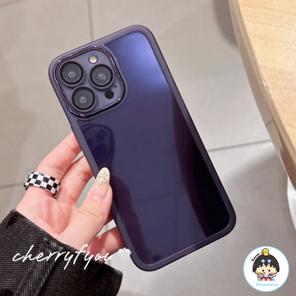 Ốp Điện Thoại TPU Mềm Chống Trầy Bảo Vệ Ống Kính Máy Ảnh Cho IPhone 11 12 13 14 Pro Max