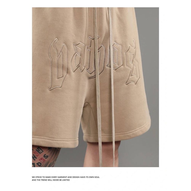 Quần short thêu họa tiết phong cách thời trang hiphop cho nam q6lu