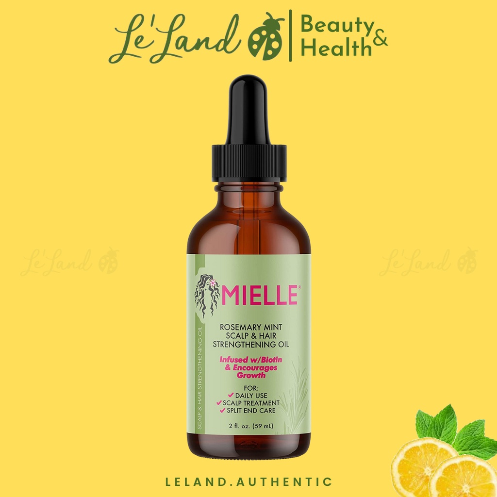 Mielle - Dầu dưỡng dài tóc Mielle Organics Rosemary Mint Scalp & Hair  Strengthening Oil 59ml