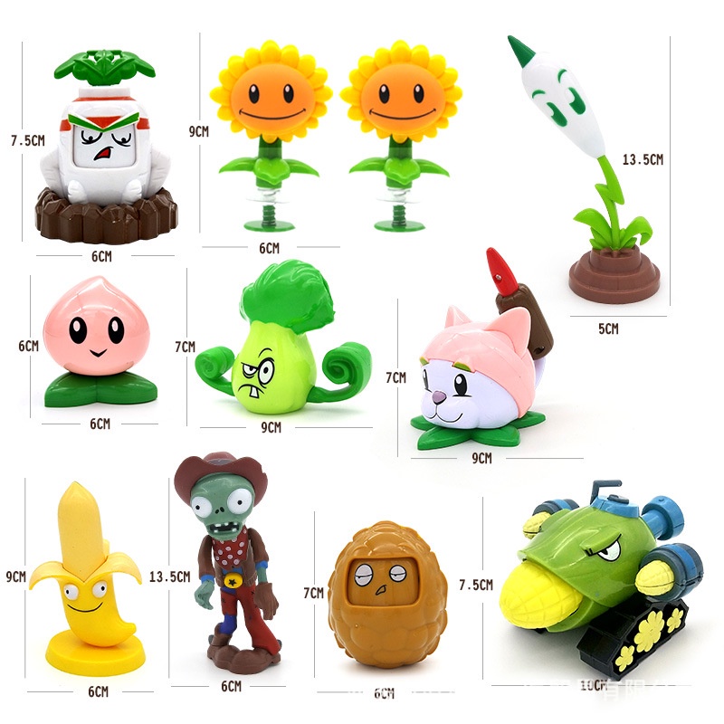 Mô Hình Đồ Chơi Nhân Vật Plants VS Zombie 2