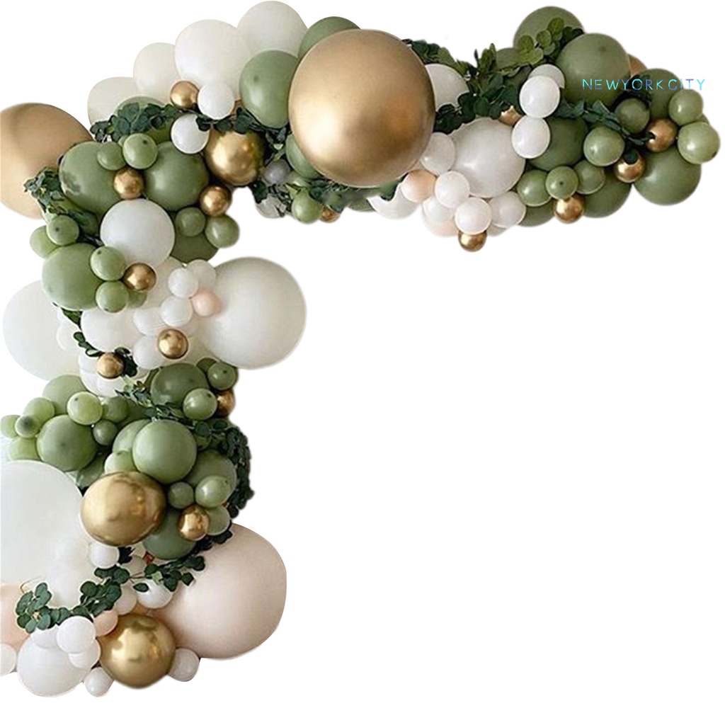 Set 152 Bong Bóng Trang Trí Tiệc Sinh Nhật Nhiều Kích Cỡ