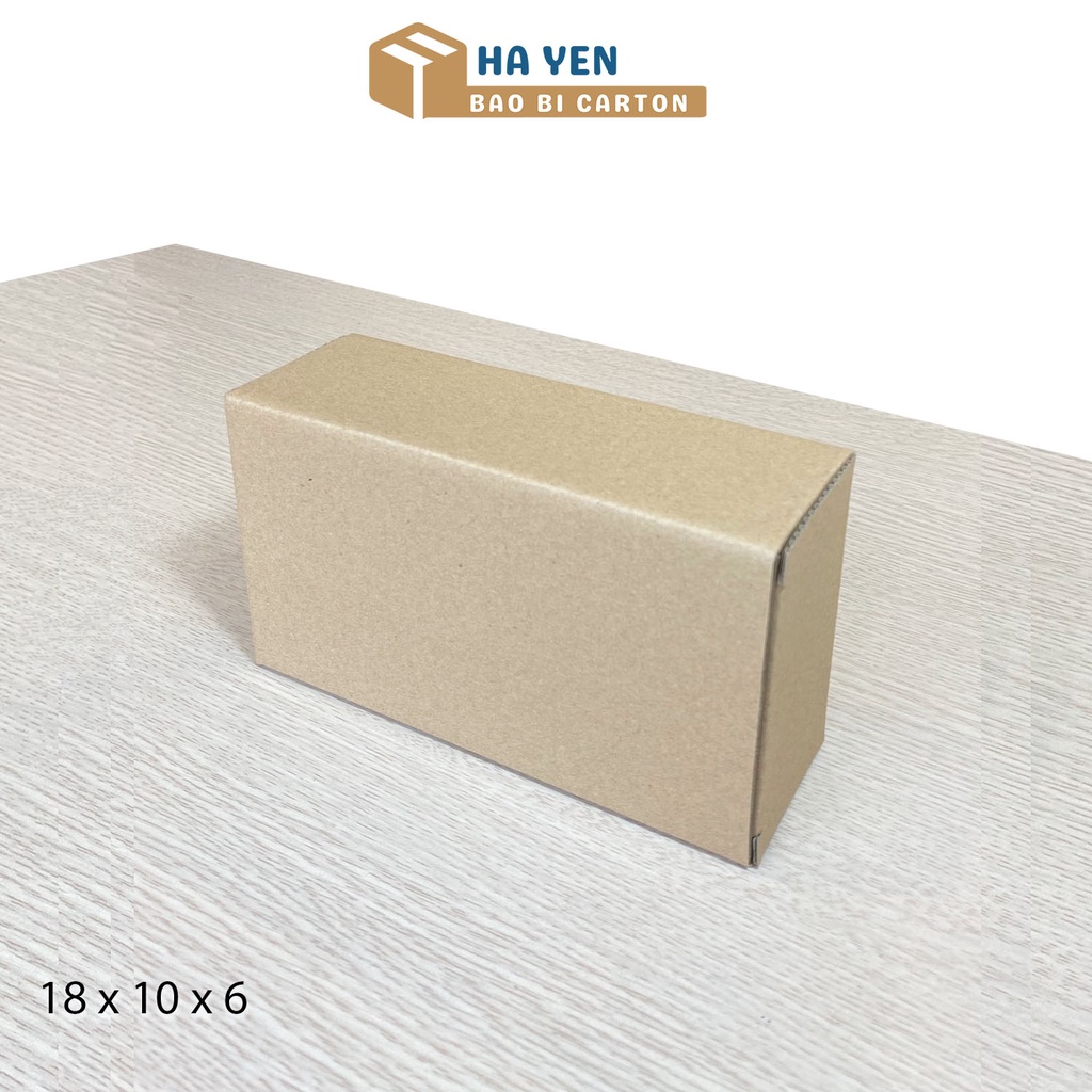 18 x 10 x 6 cm - 1 Hộp carton nắp gập 18 x 10 x 6 cm
