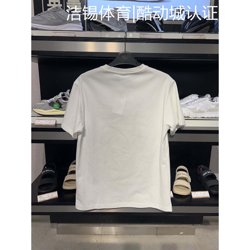 Áo Thun cotton Tay Ngắn Dáng Rộng In Chữ NEW BALANCE / NB Trẻ Trung Hợp Thời Trang