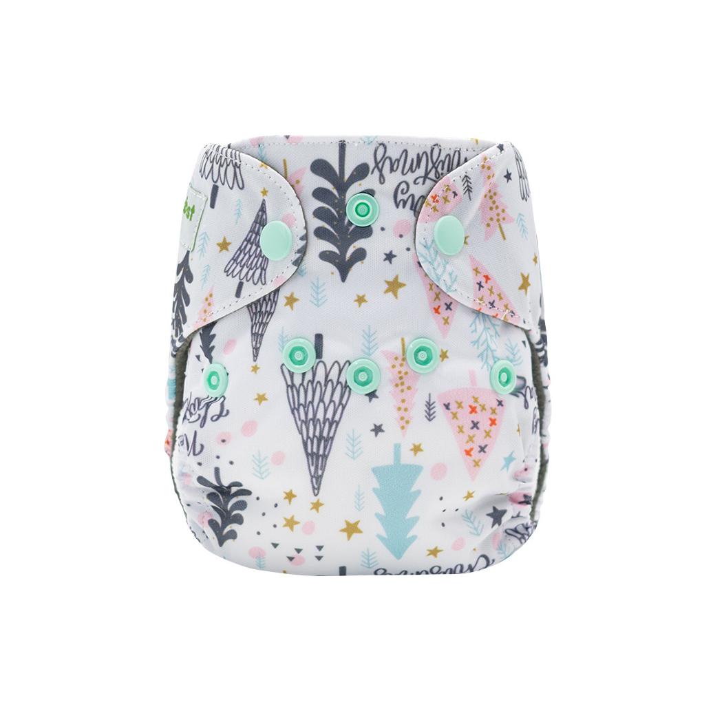 Bỉm Bằng Than Tre Chống Thấm Nước Có Thể Điều Chỉnh Một Kích Cỡ Tiện Dụng