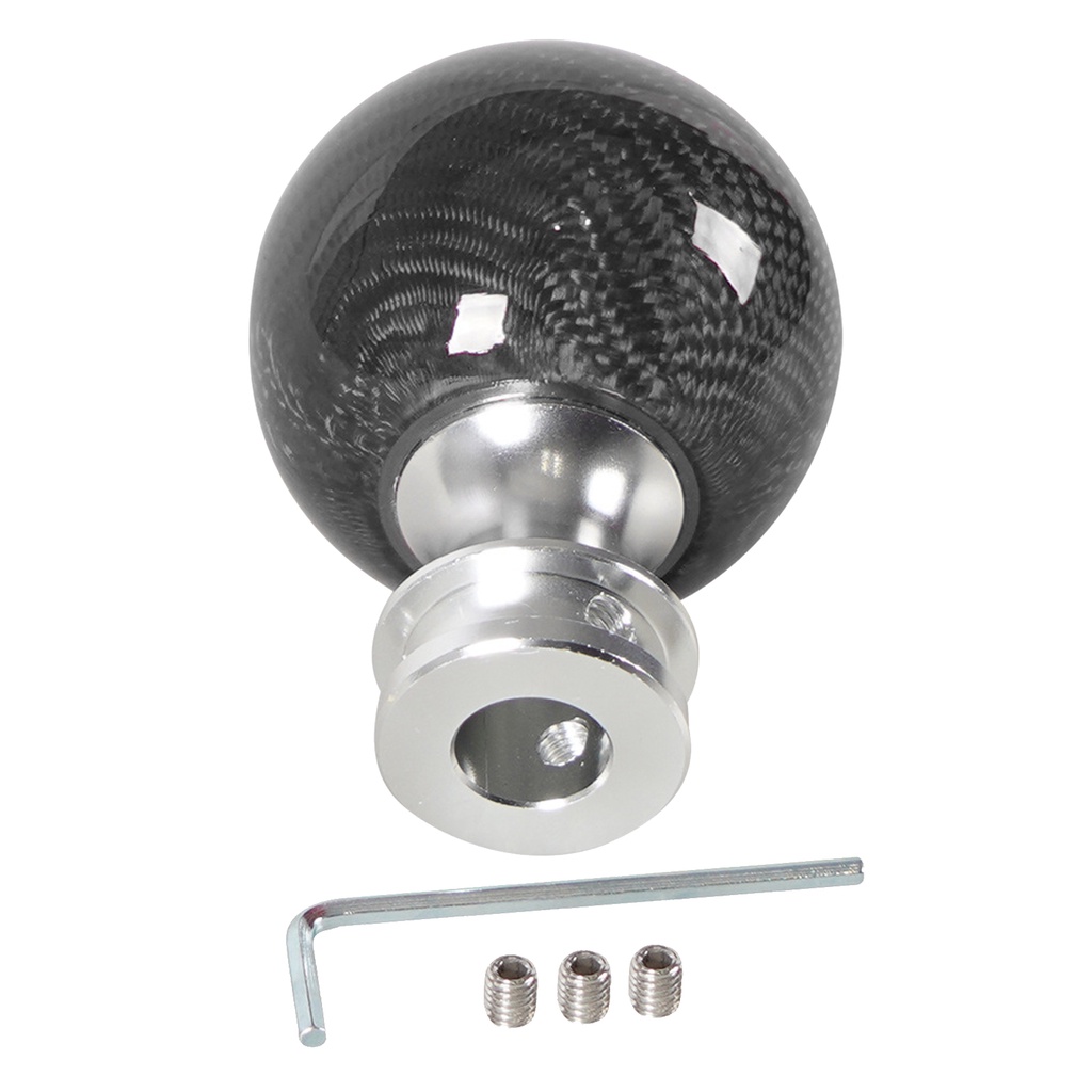 Tay Nắm Cần Số Bằng Hợp Kim Nhôm Sợi Carbon Hình Tròn