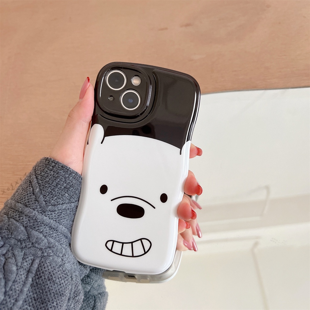 Ốp Điện Thoại TPU Silicon Mềm Chống Sốc In Hình Gấu Hoạt Hình Dễ Thương Cho iPhone 14 13 12 11 Pro Max 14 Plus