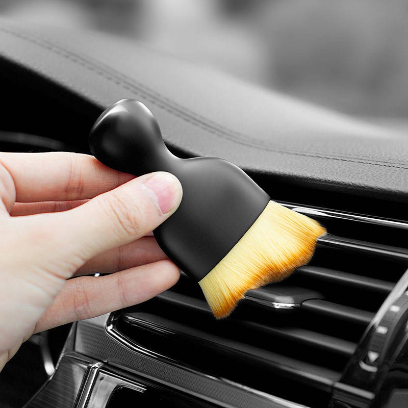 Car Interior Cleaning Tools Air Conditioner Air Outlet Cleaning Brush Car Wash Brush Car Gap Dust Re