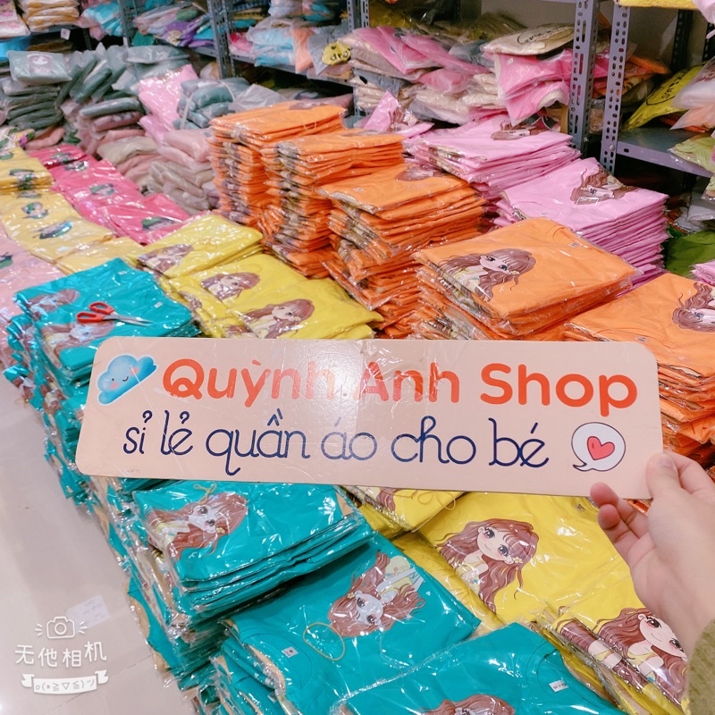 Bộ quần áo bé gái , bộ cotton cộc tay mùa hè đủ size nhí- đại - ảnh sản phẩm 6