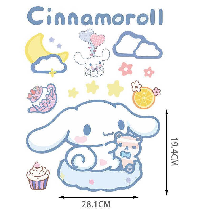 Nhãn Dán Trang Trí Hình Chó cinnamon Dễ Thương