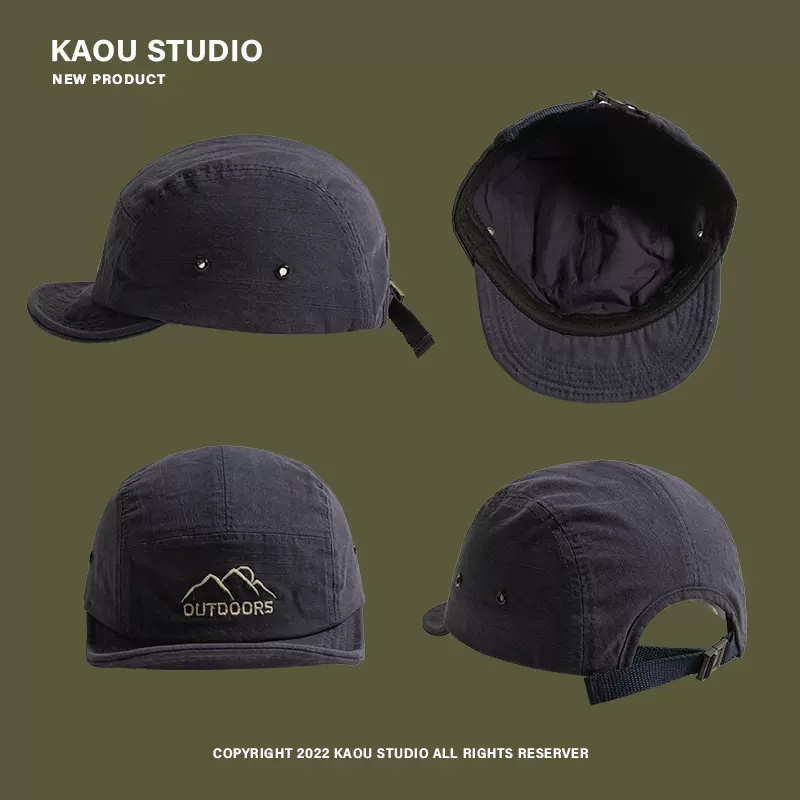 Mũ Lưỡi Trai Vành Phẳng Mềm Mại Phong Cách Hip hop Cá Tính Dành Cho Nam Nữ