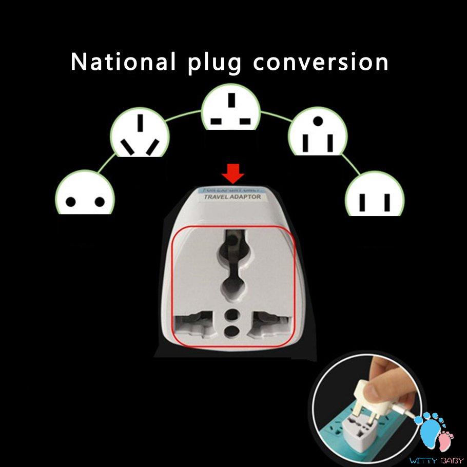 Universal EU Plug Adapter International To EU Euro KR Travel Adapter Electrical Plug Converter Power Socket