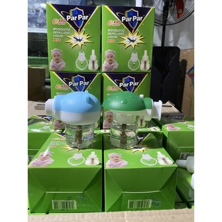 Máy đuổi muỗi CẮM THẲNG Ổ ĐIỆN xông tinh dầu parpar 480h dùng 30 đêm (kèm 1 lọ tinh dầu 480h)