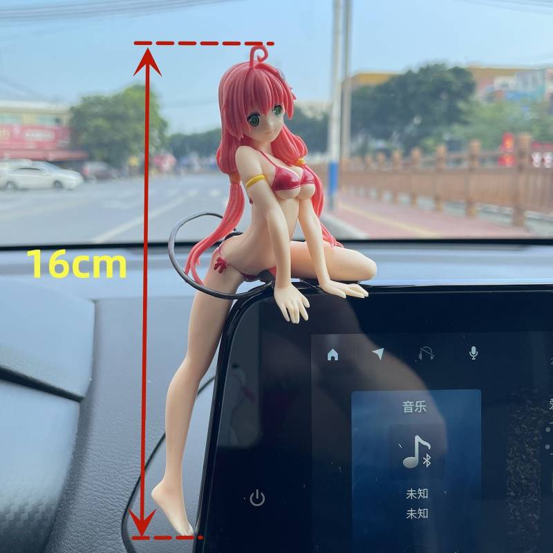 Car Decoration Sexy Cute Swimsuit Pretty Girl Hand Office Car Center Console Center Console Screen Decoration Fashion Nội thất xe hơi 8f2c