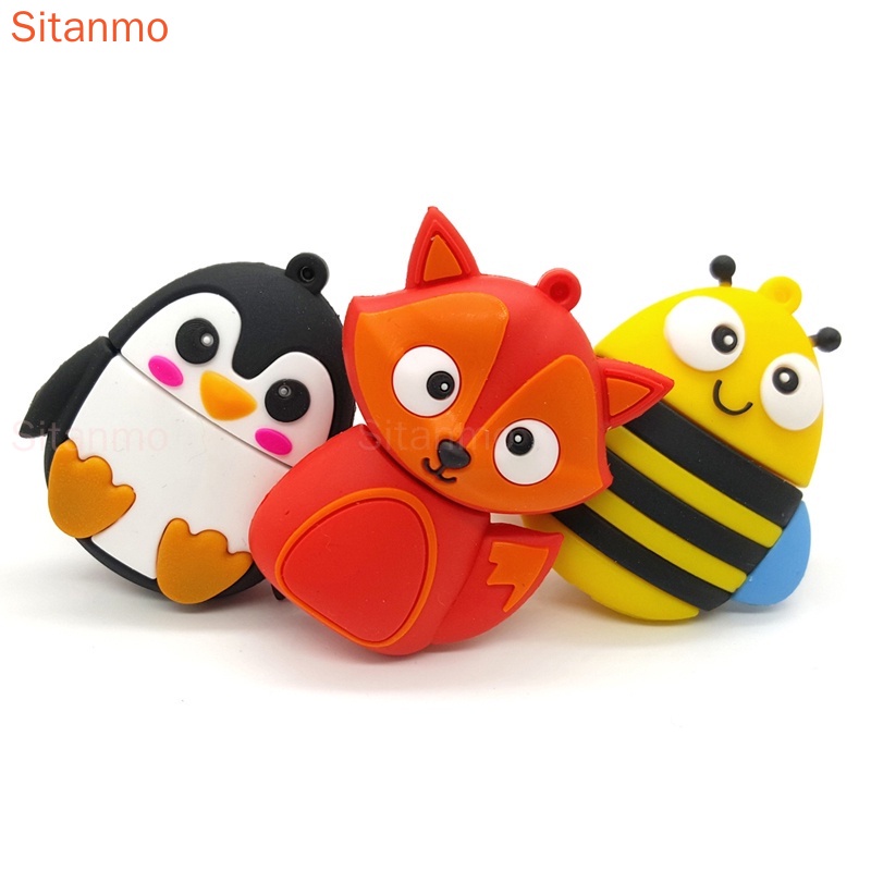 Usb Tốc Độ Cao 128GB 128GB 64GB 32GB 16GB Hình Chim Cánh Cụt Hoạt Hình