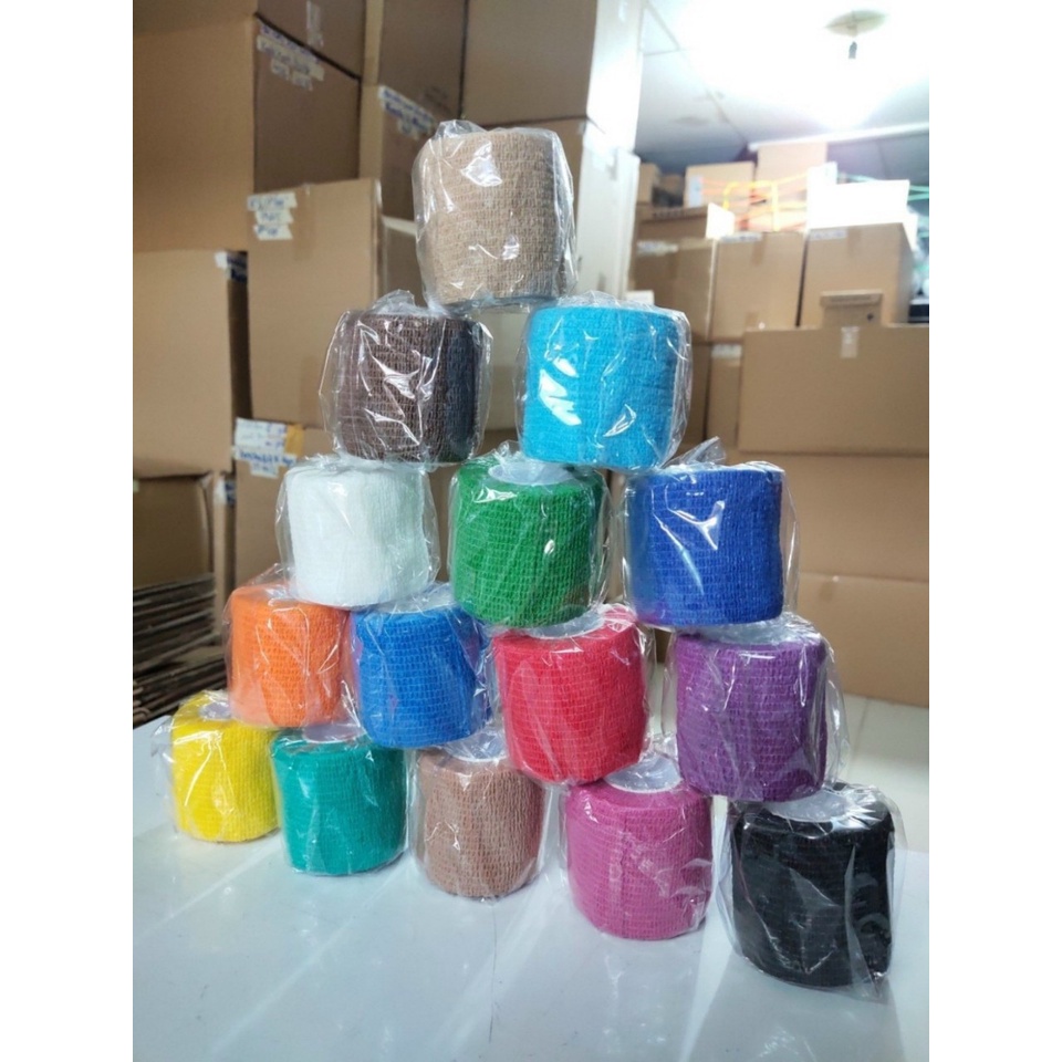 Băng keo thể thao nano nhật  Vải tự dính quấn cơ giá tốt bảo vệ cổ tay cổ chân đầu gối đá banh