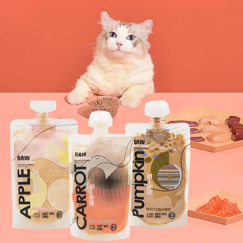 SÚP THƯỞNG MÈO TEB! MIX TRÁI CÂY CAO CẤP CHO MÈO