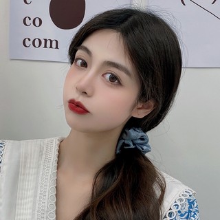 Phụ Kiện Tóc Cột Tóc Scrunchies Handmade Lụa Mềm Chun Co Giãn Bảo Vệ Tóc 2023