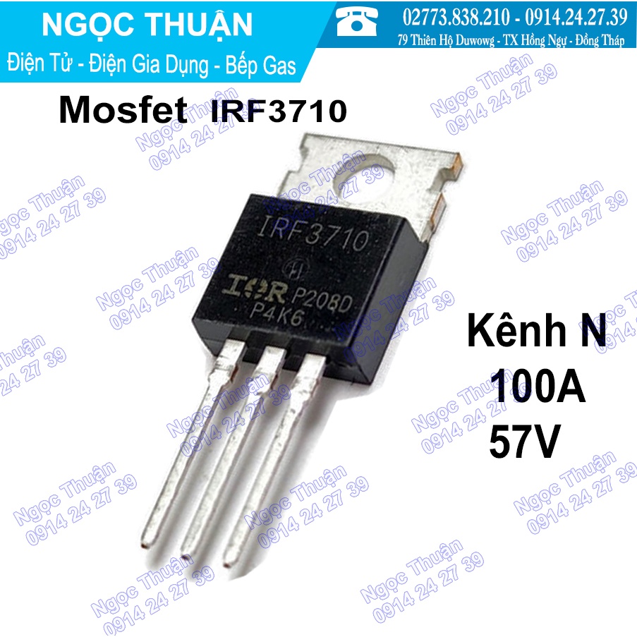 Mosfet IRF3710 KÊNH N  55A 100V