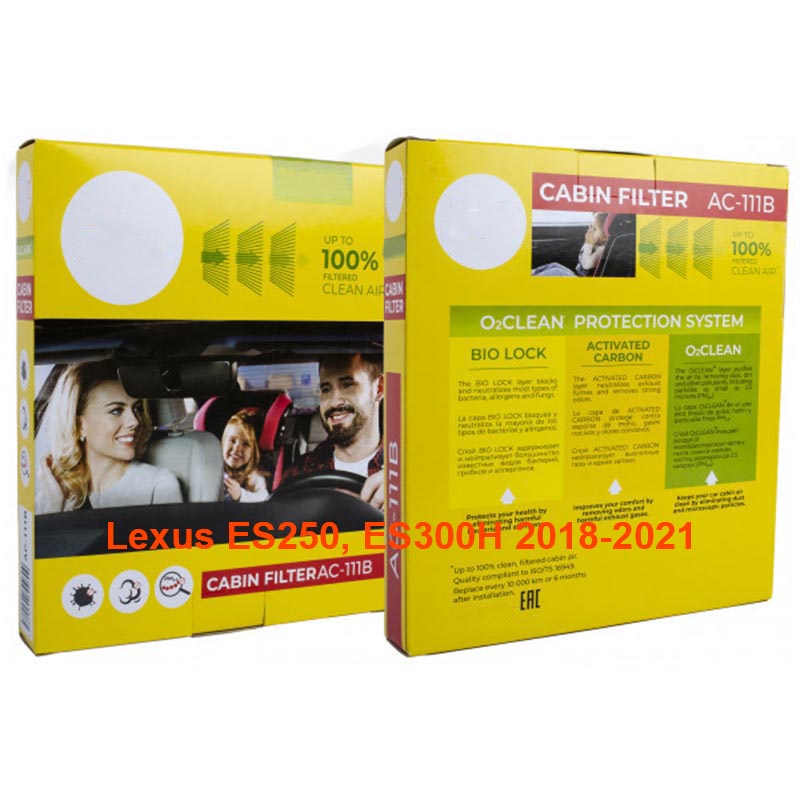 Lọc gió điều hòa AC111J / AC111B dùng cho Mazda CX-9 2.5 2016, 2017, 2018, 2019, 2020, 2021 TK48-61-