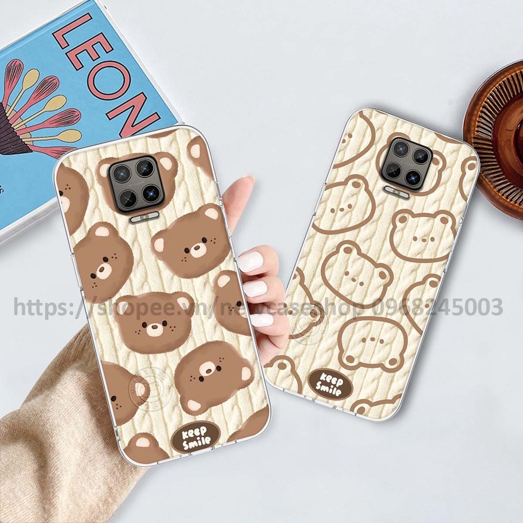 Ốp lưng Vsmart Aris / Aris Pro in hình họa tiết len Bear Cute