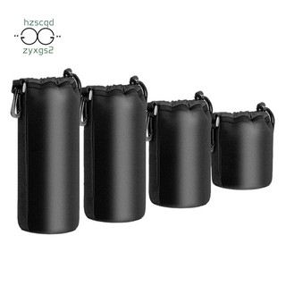 Bộ 4 Túi Đựng Ống Kính Máy Ảnh Chống Sốc Cỡ Nhỏ / Vừa / Lớn Tiện Dụng
