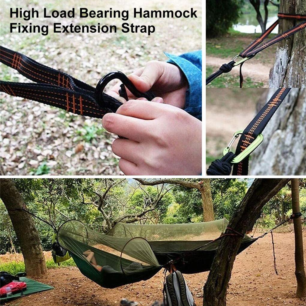 Bộ 2 Dây Đai Cố Định Võng Cắm Trại Leo Núi Chịu Lực Cao Tiện Dụng