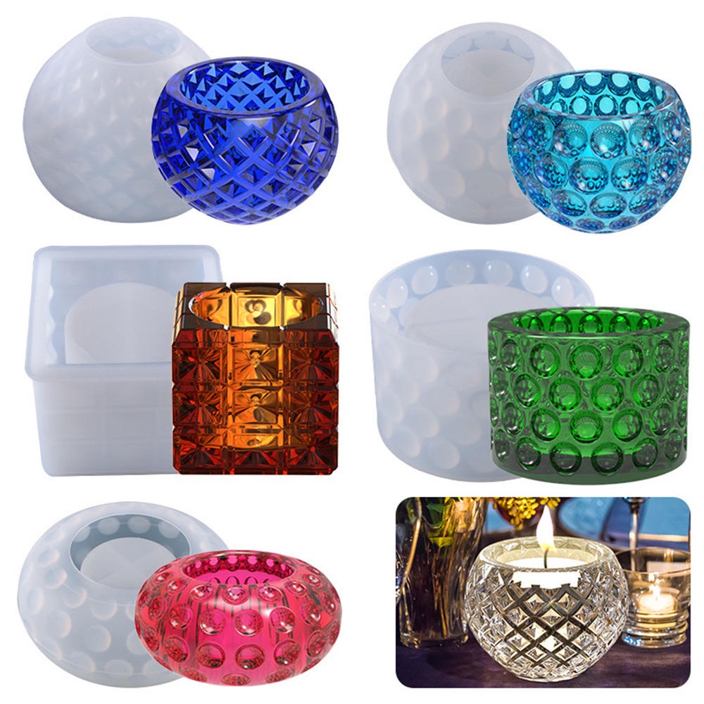 Khuôn Silicone Làm Chậu Hoa Bằng Nhựa Epoxy Độc Đáo